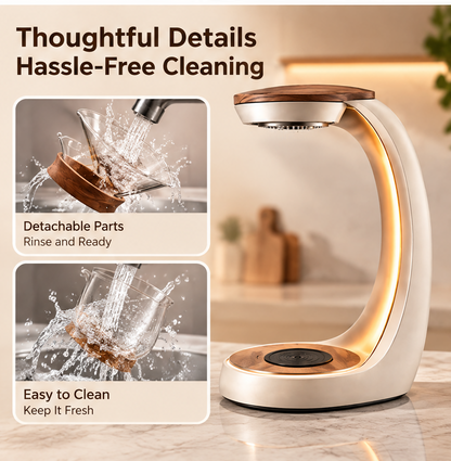 🌧️ THYORIOM® 360° RainBrew Pour-Over Coffee Maker – 600ml