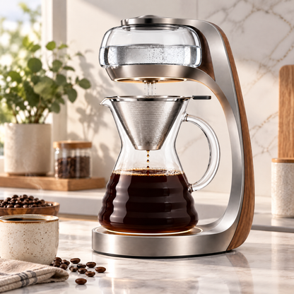 💧 THYORIOM® Precision Pour-Over Coffee Maker with Mesh Filter