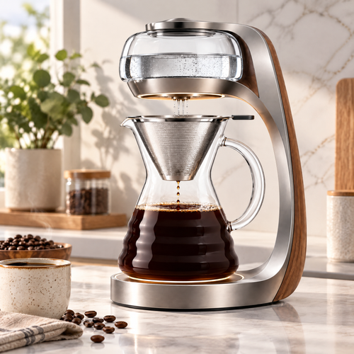 💧 THYORIOM® Precision Pour-Over Coffee Maker with Mesh Filter