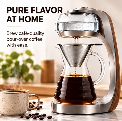 💧 THYORIOM® Precision Pour-Over Coffee Maker with Mesh Filter