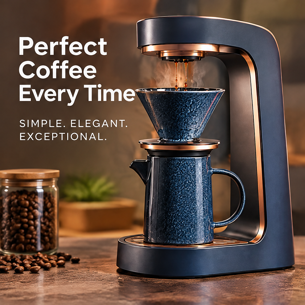 🎊 THYORIOM® One-Touch Precision Drip Coffee Maker