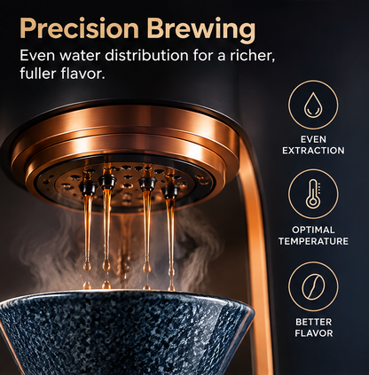 🎊 THYORIOM® One-Touch Precision Drip Coffee Maker