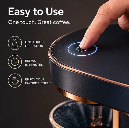 🎊 THYORIOM® One-Touch Precision Drip Coffee Maker